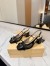 Valentino Valet Du Roi Slingback Pumps 60mm in Black Mesh