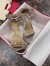 Valentino Rockstud Sandals 60mm In Silver Calfskin