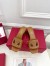 Valentino VLogo Cut-out Slide Sandals 60mm in Brown Leather