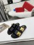 Valentino One Stud Slide Sandals In Black Calfskin