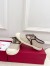 Valentino Women's Bay By Bay Sneakers in Beige Canvas 
