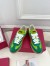 Valentino Women's Upvillage Sneakers in Green Leather and Nylon