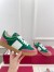 Valentino Women's Upvillage Sneakers in Green and Pink Leather