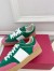 Valentino Women's Upvillage Sneakers in Green and Pink Leather