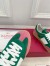 Valentino Women's Upvillage Sneakers in Green and Pink Leather
