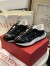 Valentino Women's Lacerunner Sneakers in Black Lace and Mesh 