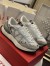 Valentino Women's Lacerunner Sneakers in White Lace and Mesh