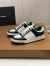 Saint Laurent Men's SL/61 Sneakers in Green and White Leather