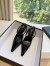 Saint Laurent Lee Slingback Pumps in Black Patent Leather