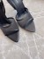 Saint Laurent Missy Sandals 110mm in Black Mesh