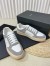 Saint Laurent Women's SL/61 Sneakers in Grey and White Leather