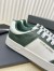 Saint Laurent Women's SL/61 Sneakers in Green and White Leather