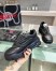 Versace Women's Odissea Sneakers In Black Leather