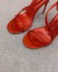 Christian Louboutin Rosalie Sandals 100mm in Red Patent Leather