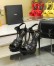 Saint Laurent Tribute Platform Sandals 135mm In Black Calfskin