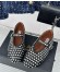 Alaia Ballet Flats in Black Lambskin with Strass 