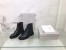 Jimmy Choo Cora Flat Combat Boots In Black Leather