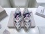 Jimmy Choo Wowen's Cosmos Sneakers in White and Pink Leather 