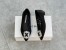 Manolo Blahnik Hangisi Flats In Black Lace with Crystal Buckle