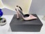 Versace La Medusa Slingback Pumps In Pink Satin