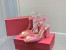 Valentino One Stud Pumps 90mm In Pink Patent Leather