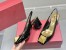 Valentino One Stud Slingback Pumps 60mm In Black Patent Leather