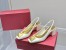 Valentino One Stud Slingback Pumps 60mm In White Patent Leather