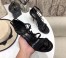 Saint Laurent Cassandra 100 Sandals In Black Patent Leather