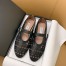 Alaia Ballet Flats in Black Vienne Lambskin