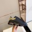 Alexander McQueen Women's Black Oversized Sneakers With Transparent Sole
