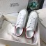 Alexander McQueen Women's White Oversized Sneakers With Transparent Sole