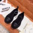 Alexander McQueen Women's Black Tread Slick Lace Up Sneakers