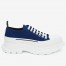 Alexander McQueen Women's BlueTread Slick Lace Up Sneakers