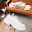 Alexander McQueen Women's White Tread Slick Lace Up Sneakers