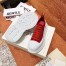 Alexander McQueen Women's Red Tread Slick Lace Up Sneakers
