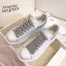 Alexander McQueen Women's Oversized Sneakers With Silver Glitter Heel