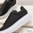  Alexander McQueen Women's Black Oversized Sneakers