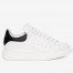 Alexander McQueen Women's Oversized Sneakers With Black Heel