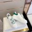 Alexander McQueen Women's Oversized Sneakers With Green Heel
