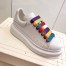 Alexander McQueen Women's Oversized Sneakers With Multicolour Laces