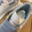 Alexander McQueen Women's Oversized Sneakers With Blue Patent Heel