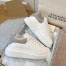 Alexander McQueen Women's Oversized Sneakers With Grey Suede Heel