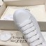 Alexander McQueen Women's Oversized Sneakers With Indigo Suede Heel