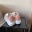 Alexander McQueen Women's Oversized Sneakers With Pink Suede Heel