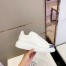 Alexander McQueen Women's White Oversized Sneakers With Metal Toe