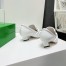 Bottega Veneta Spada Pumps in White Lambskin