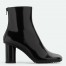 Bottega Veneta Atomic Ankle Boots In Black Lambskin