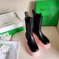 Bottega Veneta BV Tire Chelsea Boots with Pink Outsole