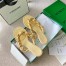 Bottega Veneta Dot Thong Sandals In Beige Lambskin