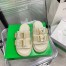 Bottega Veneta Flash Flat Sandals In White Technical Fabric